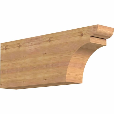 Ekena Millwork Yorktown Smooth Rafter Tail, Western Red Cedar, 5 1/2"W x 12"H x 32"L RFT06X12X32YOR00SWR